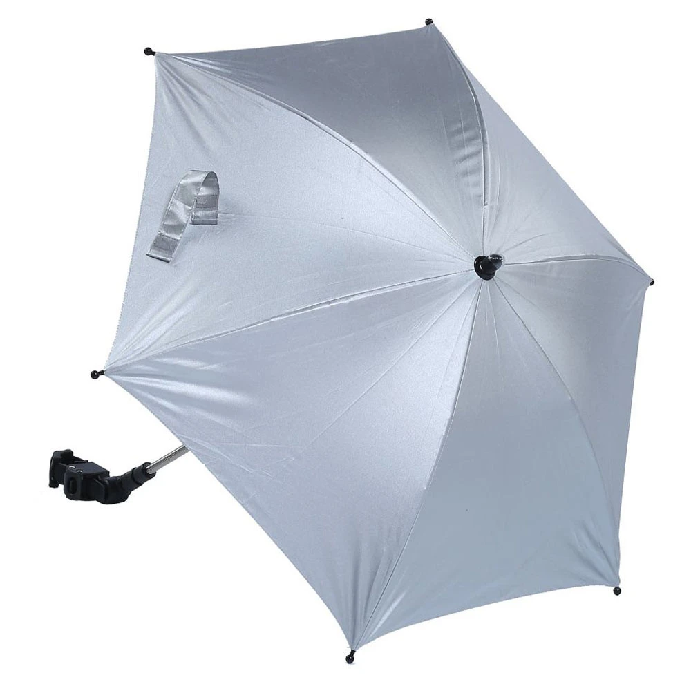 Titaniumbaby Parasol Voor Kinderwagen Zilver 3 Titaniumbaby Parasol Voor Kinderwagen Zilver