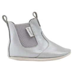 Bobux Soft Sole Laarsje Jodphur Silver